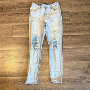 Bluenotes Light Blue Emma Distressed Skinny Jeans